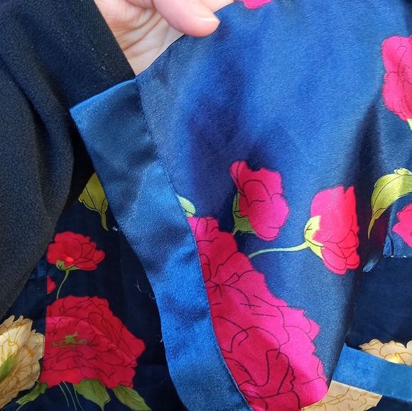 🌺🌻🌹Floral Négligé Robe with Tie Up - Picture 7 of 12